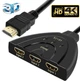 HDMI свич 4K из 3 х в 1 порт switch переключатель коммутатор свитч (566194583) Черный - изображение 1