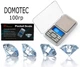Весы электронные ювелирные высокоточные 0,01-100 грам DOMOTEC ART-1724 Серый - изображение 2