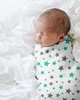 Набор пеленок Cosas Бязь Starfalls Mint Grey Zigzag Mint 80 х 100 2 шт (4822052074640) - изображение 4