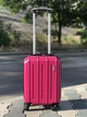 Чемодан пластиковый для ручной клади Lowcost лоукост Wizz Air 40 x 20 x 30 розовый - изображение 1