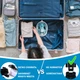 Полнолицевая панорамная L/XL Снорклинг Маска для плаванья VelaSport 1.0 на все лицо для купания ныряния мономаска с трубкой и клапаном с креплением для экшн камеры детские и взрослые Sea Wave - изображение 7