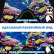 Полнолицевая панорамная L/XL Снорклинг Маска для плаванья VelaSport 1.0 на все лицо для купания ныряния мономаска с трубкой и клапаном с креплением для экшн камеры детские и взрослые Black Pink - изображение 15