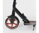 Двухколесный самокат Best Scooter с 1 амортизатором и зажимом руля, колеса 22/20 см, 88146/2, Черно-красный - изображение 3