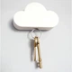 Ключница настенная UKC в форме облака 10×5.5 cm, White 1TR902 - изображение 2