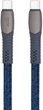 Кабель RIVACASE USB Type-C PS6105 BL12 Синій - зображення 1