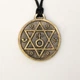 Амулет кулон Магічний Пенкталь Батька Semantic Jewelry Бронзове покриття 2.5 x 2.5 x 0.3 см - зображення 2