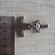 Амулет кулон Молот Тора Хольгер Semantic Jewelry Серебрение 4.7 x 2.8 x 0.5 см - изображение 2