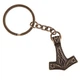 Амулет брелок Молот Тора со Змеями Semantic Jewelry Бронзовое покрытие + брелок 3.9 x 3.2 x 0.3 см - изображение 1