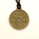 Амулет кулон Корейская Монета Счастья Semantic Jewelry Бронзовое покрытие 2.5 x 2.5 x 0.3 см - изображение 1
