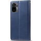 Кожаный чехол-книжка GETMAN Gallant (PU) для Xiaomi Redmi Note 10 / Note 10s Синий - изображение 2