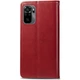 Шкіряний чохол книжка GETMAN Gallant (PU) для Xiaomi Redmi Note 10 / Note 10s Червоний - зображення 4