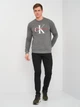 Світшот на флісі чоловічий Calvin Klein Jeans 10836.2 M (46) Сірий - зображення 3