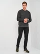 Свитшот на флисе мужской Tommy Hilfiger 10840.3 S Темно-серый - изображение 3