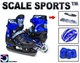 Комплект Ролики - Коньки 2В1 SCALE SPORTS Синие, размер 29-33 - изображение 2