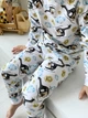 Пижама (футболка с длинными рукавами + штаны) Вертолеты 98-104 см Голубая Белая - изображение 2