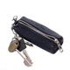 Ключниця шкіряна на блискавці ST синя 343 dark blue - зображення 1