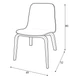 Стілець Hips Fameg 49x80x52 (A-1802) 111513 - изображение 2