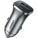 Зарядное устройство Ugreen CD130 20W USB + Type-C PD Car Charger (Gray) (30780) - изображение 2