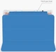 Силиконовый чехол обложка Transparent + Pencil Holder BBM1 для iPad 10.2" 2019/2020/2021 Морской Синий - изображение 6