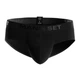 Чоловічі труси сліпи з бавовни, Anatomic Slips Black Series, чорний M BS190-01 - изображение 1