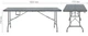 Стол AMF складной Форд пластик Rattan Black 514744 - зображення 8