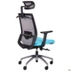 Кресло AMF Install Black Alum Grey/ Light Blue 544878 - изображение 3