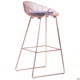 Барный AMF стул Chik, rose gold, royal blue 545681 - изображение 3