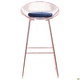 Барный AMF стул Chik, rose gold, royal blue 545681 - изображение 9
