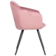 Кресло AMF Lynette black/canyon rose 545863 - зображення 9