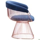 Кресло AMF Roller, rose gold, royal blue 545679 - зображення 9
