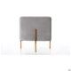 Пуф AMF Ritz Grey / Golden Chrom 547480 - изображение 6