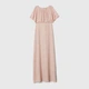 Платье миди летнее женское H&M 6546478bar 36 Пудра (PS2030000179510) - изображение 1