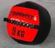 Медбол (волбол) EasyFit Wall Ball 9 кг червоно-чорний EF-WB-09 - зображення 2