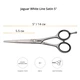 Ножницы для стрижки Jaguar White Line Satin 5.0" (0350) - изображение 2