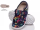 Текстильные ортопедические тапочки для девочки READY STEADY n804-420s 26 =16,9см синий с разноцветным - изображение 1