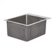 Мойка для кухни интегрированная Lidz Handmade H4050 (LDH4050BRU39258) Brushed Steel 3,0/1,0 мм - изображение 4
