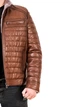 Дубленка мужская из натуральной кожи Epica EZ-021 Wisky 4XL коричневая - изображение 4