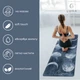 Премиальный коврик для йоги Luna Yoga 1830х680х4 мм Moon (LunaYogaMatMoon) - изображение 2