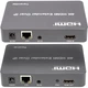 Удлинитель HDMI сигнала PowerPlant HDMI 4K/30hz до 150 м через CAT5E/6 (HDES150-KVM) (CA912957) - изображение 3