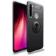 Силиконовый бампер для Xiaomi Redmi Note 8 с кольцом-держателем Черный - изображение 1