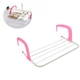 Сушка для речей на батарею Fold Clothes Shelf TL00143-M, сушарка для білизни на балкон 49*29 см Рожева (VS7004590) - изображение 1
