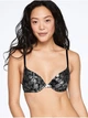 Бюстгальтер Push-up Victoria's Secret 394-746 75В Чорний/Сріблястий - зображення 1