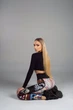 Лосины Superstacy L Mickey НОСТАЛЬГИЯ Бежево-черные (SS2524-63) - изображение 2