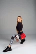 Лосины Superstacy L Mickey Серо-красные (SS2524-31) - изображение 4