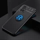 Чехол TPU Ring для Xiaomi Redmi 10 / Redmi 10 2022 бампер противоударный с подставкой кольцом Black-Blue - изображение 3