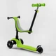 Дитячий Самокат триколісний Best Scooter PL-315 Зелений, колеса PU зі світлом, сидіння, батьківська ручка - зображення 3