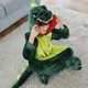 Пижама Кигуруми Слип Для Мальчиков Kigurumi Крокодил Динозавр Дракон Зеленый 100-110 см. (2019/2) - изображение 3