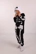 Пижама Кигуруми Слип Для Мальчиков Kigurumi Костюм на Хэлоуин Скелет Черный 165-175 см. (2022/2) - изображение 2