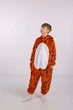 Пижама Кигуруми Слип Для Мальчиков Kigurumi Новогодний Костюм Тигр Оранжевый 130-144 см. (2024/2) - изображение 3
