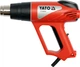 Фен строительный Yato YT-82291 2000 Вт 350°- 550°C + кейс - изображение 1